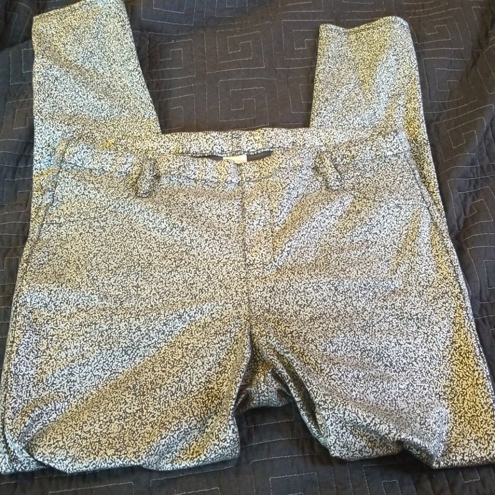 Black & silver leggings